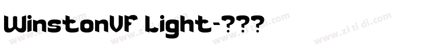 WinstonVF Light字体转换